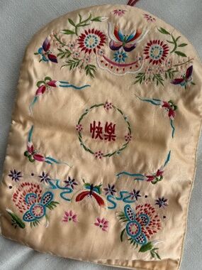 Hand Embroidered Jewelry Roll